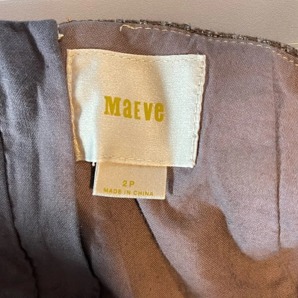 Maeve Textured Pencil Skirt